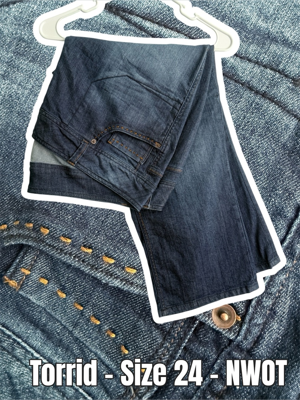 Torrid Dark Indigo Flare Jeans